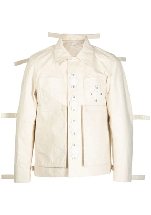 Craig Green Tab eyelet strings jacket - White
