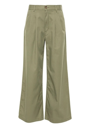 Levi's pleat-detail wide-leg trousers - Green