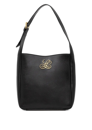 LUISA SPAGNOLI Imperatrice logo-plaque tote bag - Black