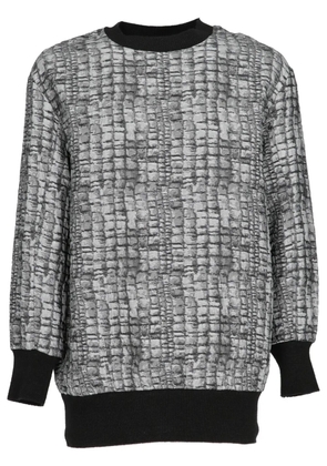 Vivienne Westwood Pre-Owned 2014-2015 snakeskin-print sweater - Grey