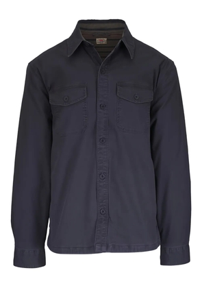 FAHERTY Inlet chest-pocket button overshirt - Green