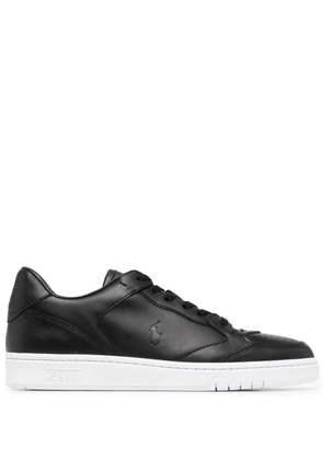 Polo Ralph Lauren debossed-pony detail sneakers - Black