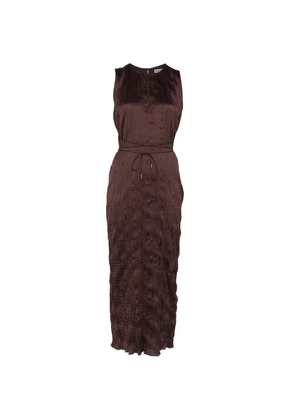 STAUD Mizu maxi dress - Brown