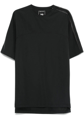 Y-3 mesh 3-Stripes T-shirt - Black
