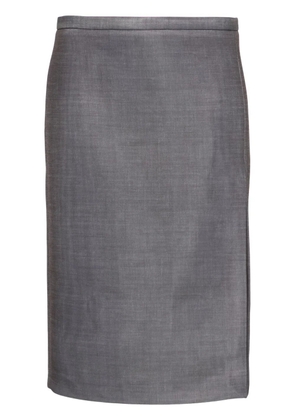 Philosophy Di Lorenzo Serafini mid-rise midi skirt - Grey