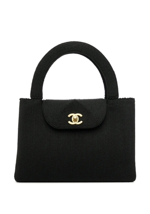 CHANEL Pre-Owned 1997-1999 CC Turn-lock top-handle bag - Black