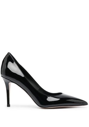 Le Silla Eva 80mm patent leather pumps - Black