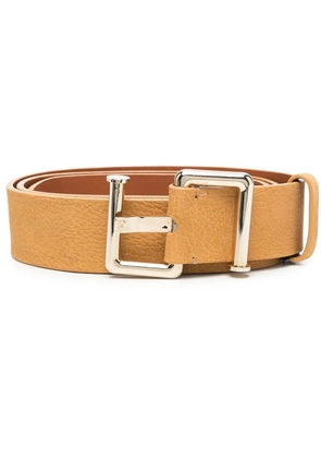 Gianfranco Ferré Pre-Owned 1990s abstract-buckle belt - Yellow