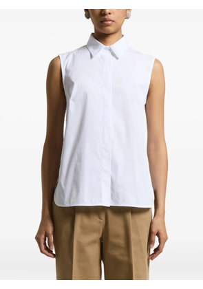 Peserico sleeveless collared shirt - White