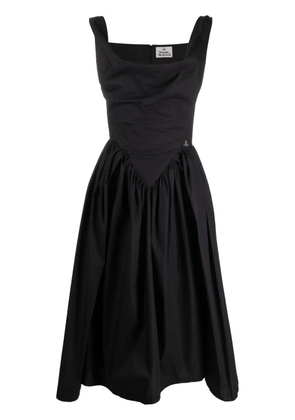 Vivienne Westwood cowl-neck corset dress - Black
