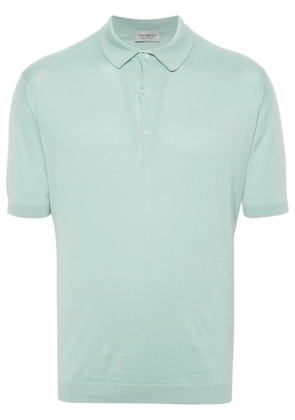 John Smedley Adrian fine-knit polo shirt - Green