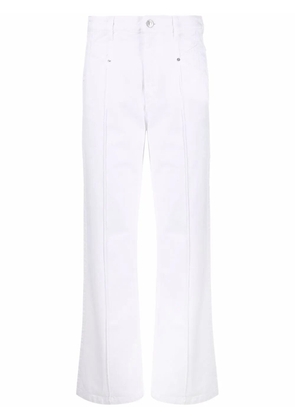 ISABEL MARANT straight-leg trousers - White