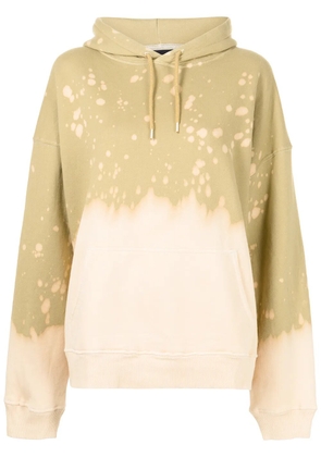 La Detresse The King abstract-print hoodie - Green