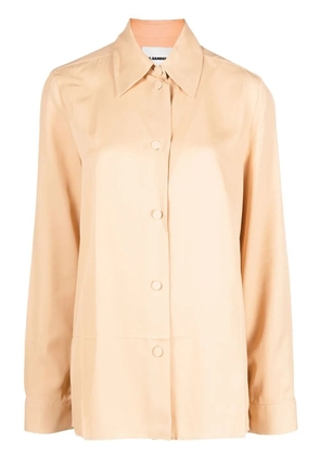 Jil Sander classic collar buttoned blouse - Neutrals
