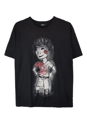 CHITO Punkii graphic-print cotton T-shirt - Black