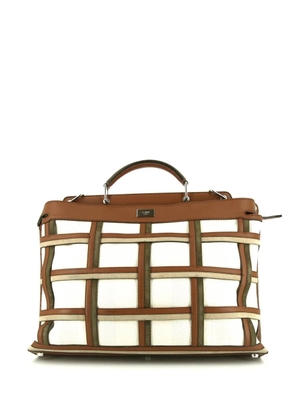Fendi Pre-Owned Peekaboo panelled handbag - Brown
