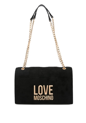 Love Moschino quilted shoulder bag - Black