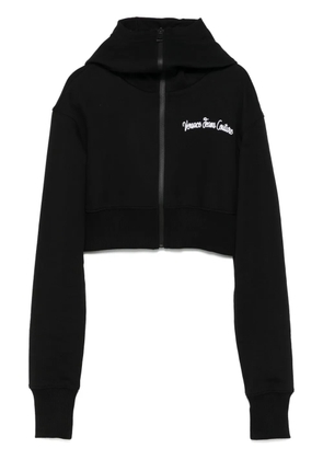 Versace Jeans Couture cropped hoodie - Black