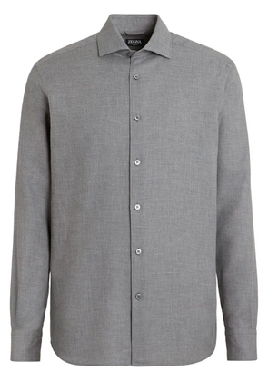 Zegna Cashco long-sleeve shirt - Grey