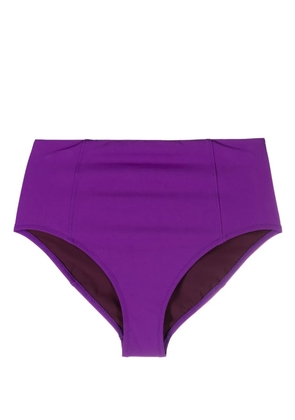 Ulla Johnson plain high-waist bikini bottoms - Purple