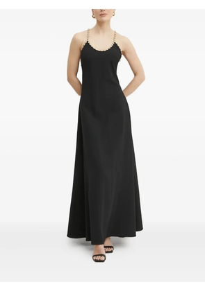 Silvian Heach strap-embellished maxi dress - Black