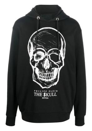 Philipp Plein skull-print hoodie - Black