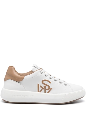 Stuart Weitzman SW Pro leather sneakers - White