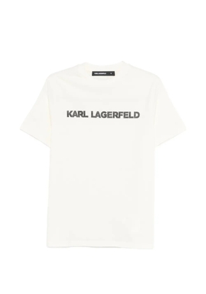 Karl Lagerfeld logo-motif T-shirt - White