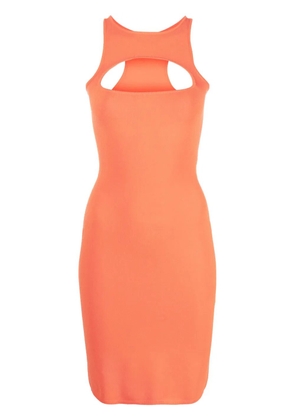 DSQUARED2 cut-out knitted dress - Orange