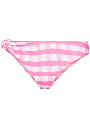 Jacquemus Vichy gingham bikini bottoms - Pink