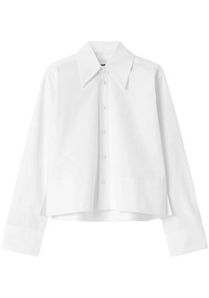 Jil Sander oversized-collar cotton shirt - White