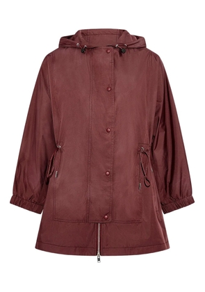 Yves Salomon hooded jacket - Brown