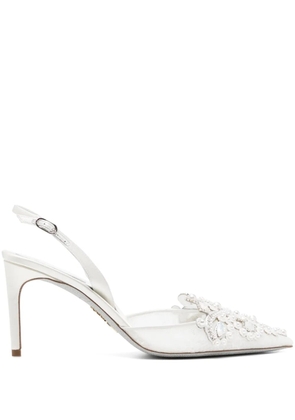 René Caovilla 50mm Veneziana pumps - White