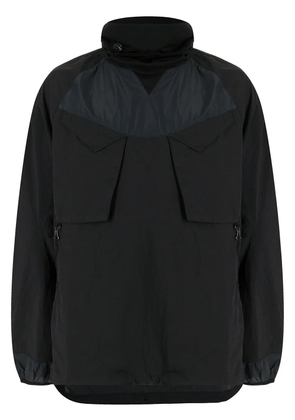 Maharishi pullover funnel-neck jacket - Black