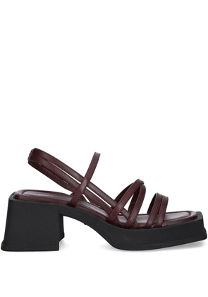 VAGABOND 67mm Hennie crossover-strap sandals - Red