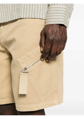 Jacquemus The Marrone cotton shorts - Neutrals