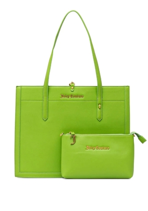 Juicy Couture medium logo-plaque tote bag - Green