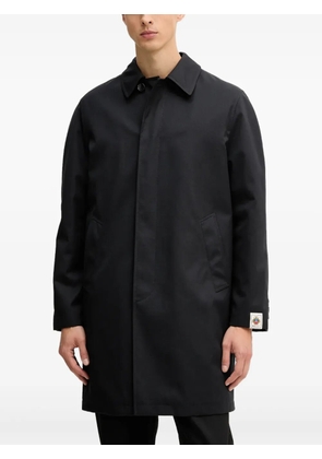 Bally logo-patch coat - Blue