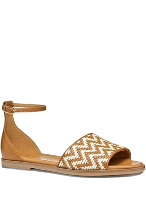 Geox woven ankle-strap sandals - Brown