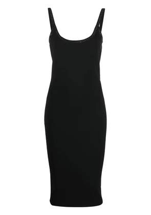 Alexander Wang crystal-embellished jersey dress - Black