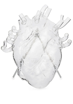 Seletti Love in Bloom heart-shaped vase - White