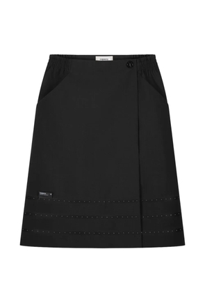 Coperni seam detail midi skirt - Black