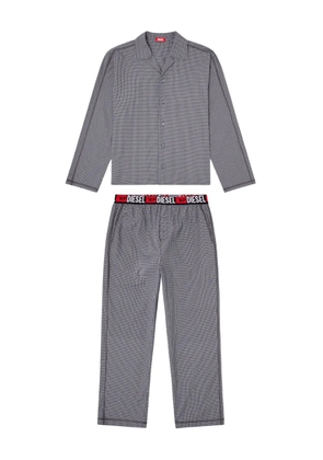 Diesel Paul checked pyjama set - Grey