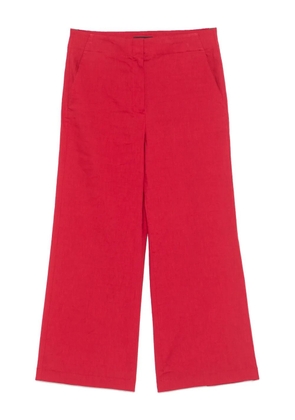 Theory pressed-crease trousers - Red
