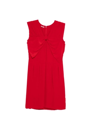 Miu Miu Pre-Owned bow detailing dress - Red