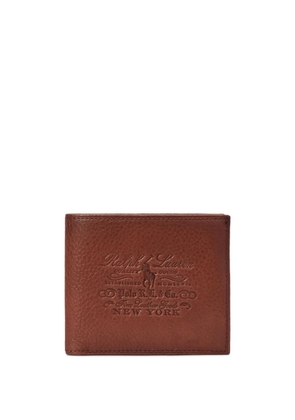 Polo Ralph Lauren medium bi-fold leather wallet - Brown