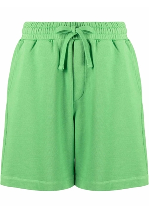 Nanushka organic cotton drawstring shorts - Green