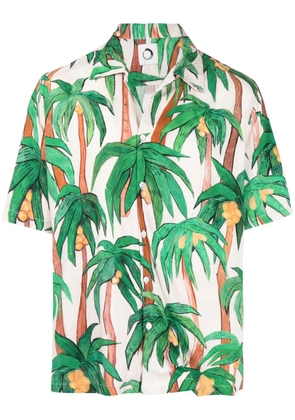 Endless Joy palm tree-print shirt - Multicolour