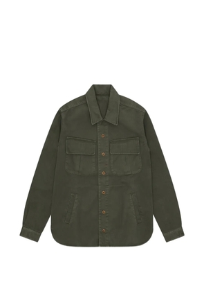 Fortela Meckongt front-pockets overshirt - Green