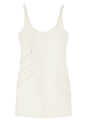 Versace scoop-neck minidress - White